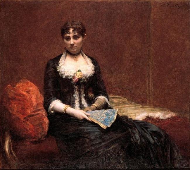 Henri Fantin-Latour Portrait of Madame Leoon Maitre oil painting picture